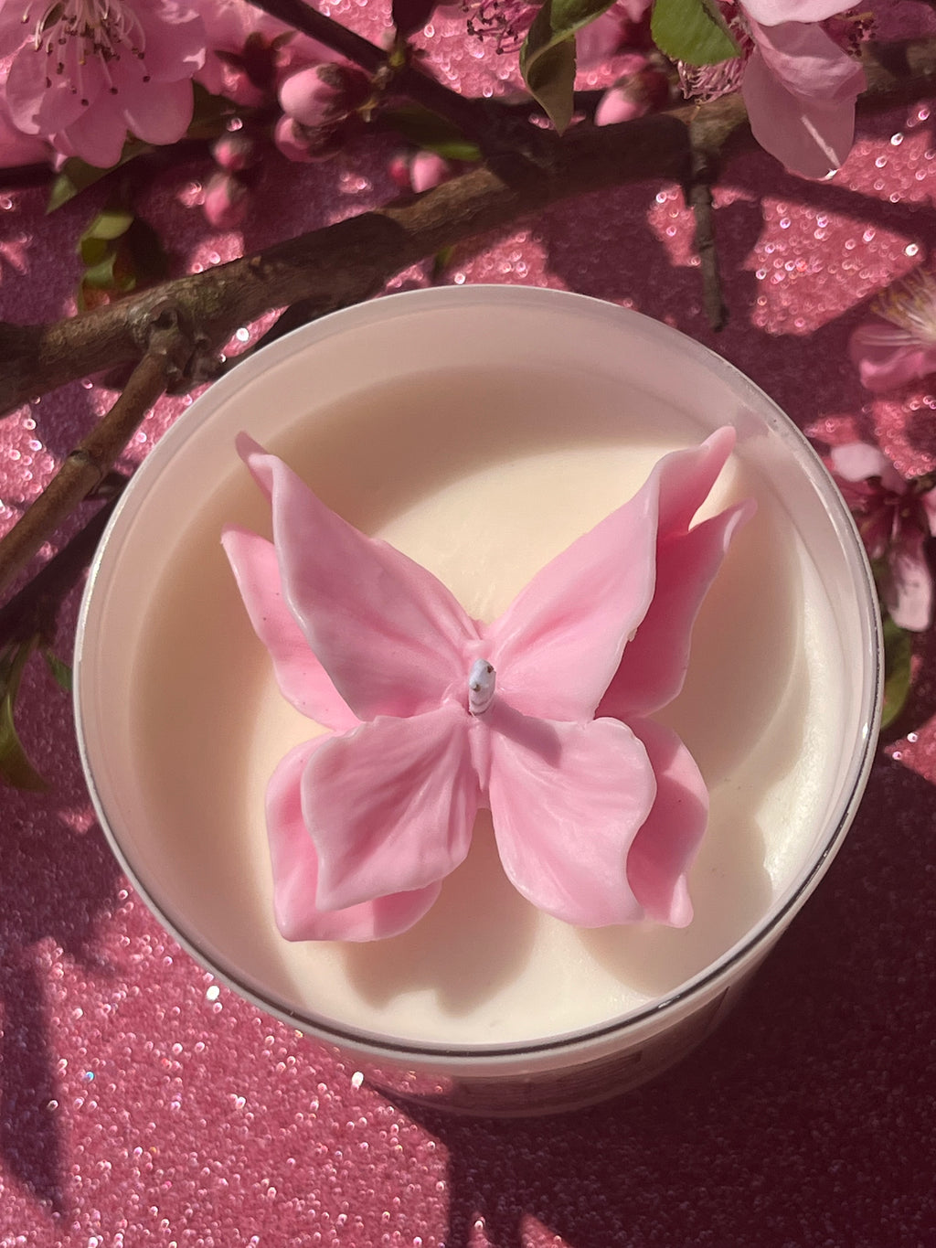 butterfly dance candle