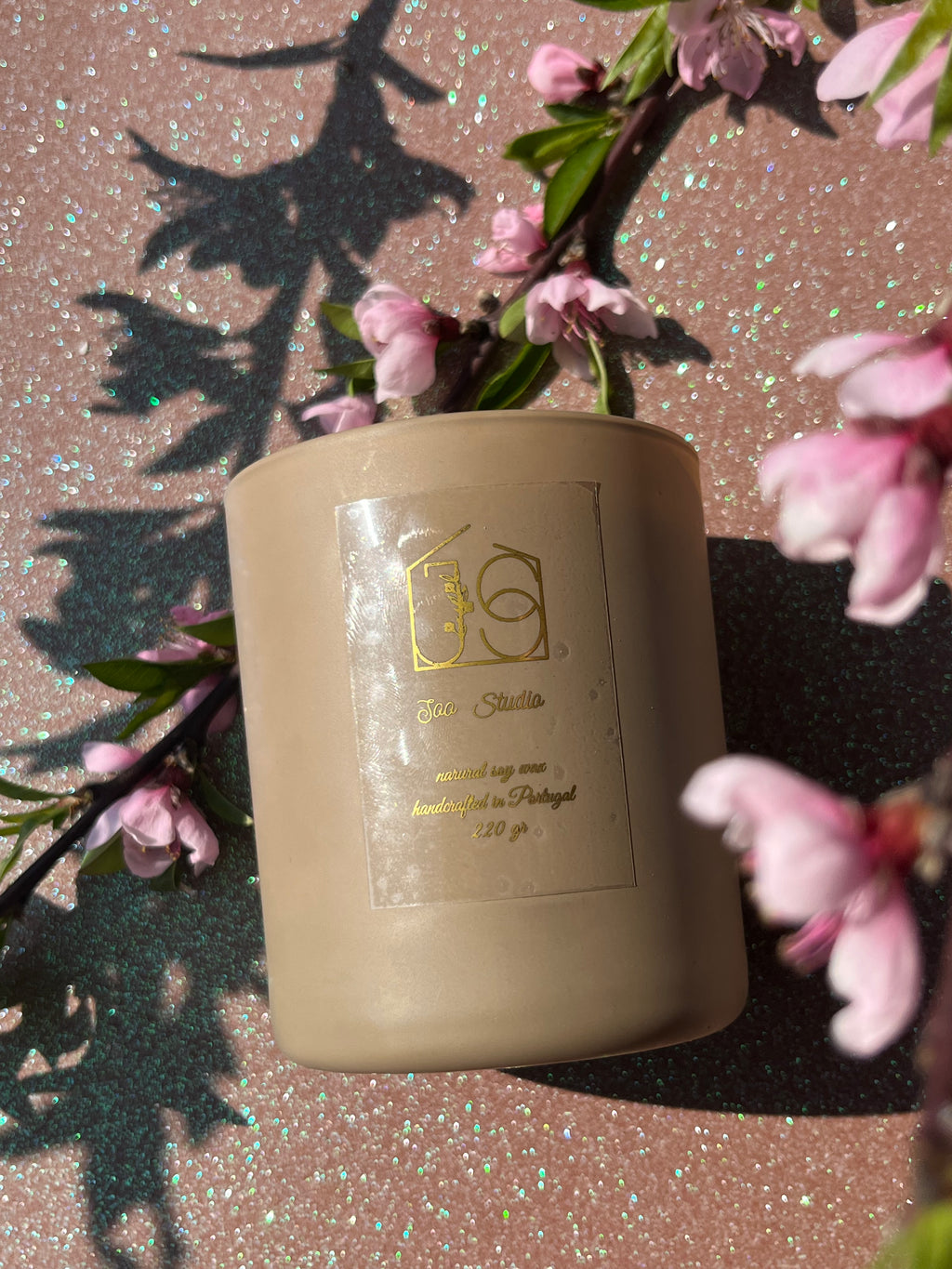 spring sun candle