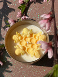 golden honey candle