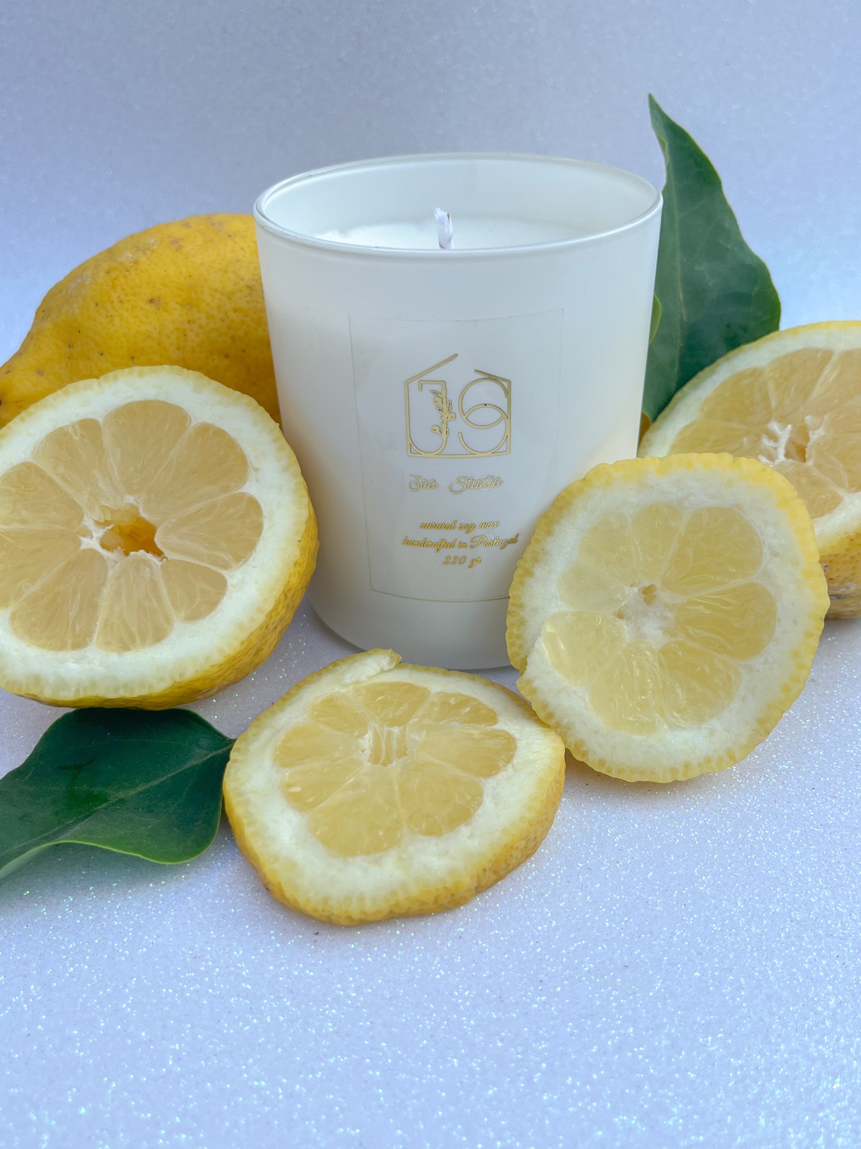 lemon zest candle